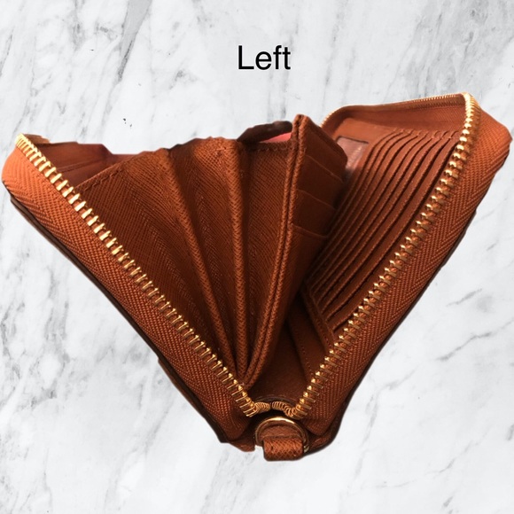 MICHAEL KORS Cross Grain Leather Continental Zip Around Accordion Wallet - Picture 8 of 14